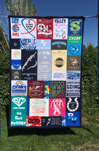 Load image into Gallery viewer, High - School - Cheer - T-shirt - Quilt - by -Julie - Moss - Replay - Quilts