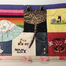 Load image into Gallery viewer, Baby Clothing Memory Quilt -Close-up- by Replay Quilts