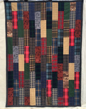 Load image into Gallery viewer, Plaid-Flannel-Strips-Clothing-memory-Quilt-by-Replay-Quilts