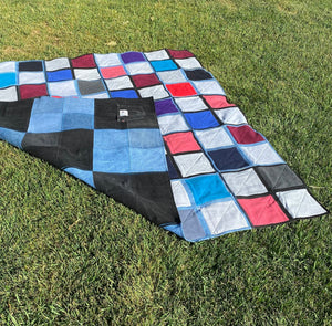 Memory-Quilt-blue-and-black-jeans-and-sweatshirts-Replay-Quilts-Julie-Moss