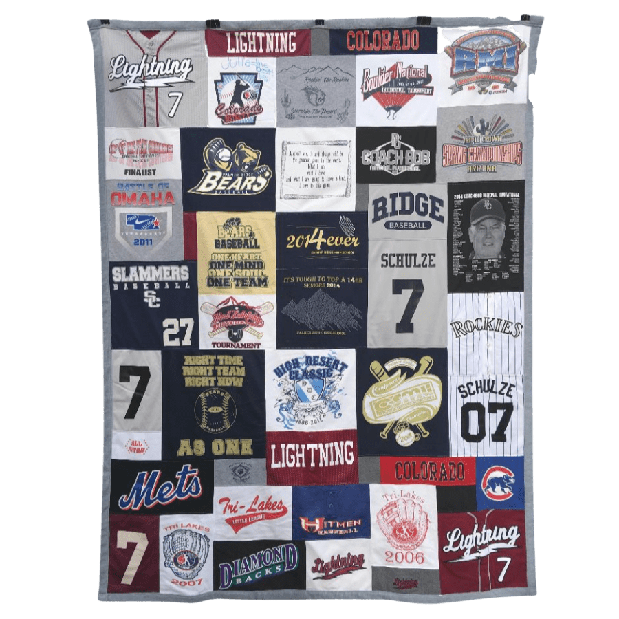 TWIN bed size Tee-shirt Quilts – Replay Quilts