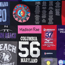 Load image into Gallery viewer, custom-embroidery-quilt-front-embroidered-name-Replay-Quilts